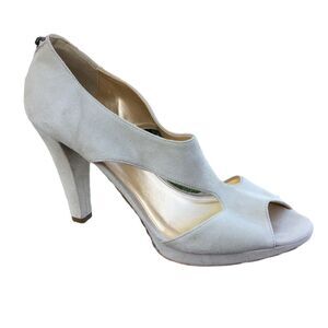 J. Crew Suede Platform Peep Toe Sandal Size 91/2